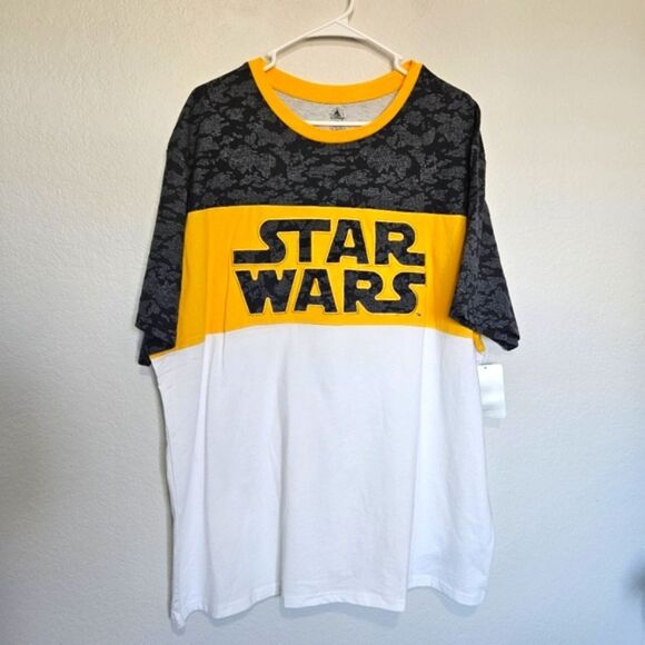 NWT Disney | Star Wars Rebel Graphic Tee Colorblock T-Shirt, Men's XXL - Picture 1 of 5